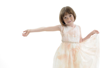 Naklejka premium elegant dancer performing