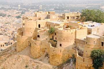 Wall of Jaisalmer palace