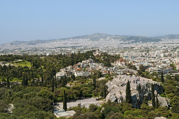 View of The Areipagus from Arcopolis