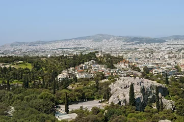 Fotobehang View of The Areipagus from Arcopolis © fazon