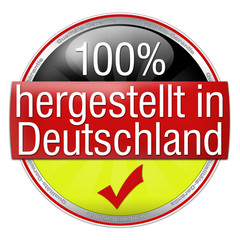 100% hergestellt in deutschland  button