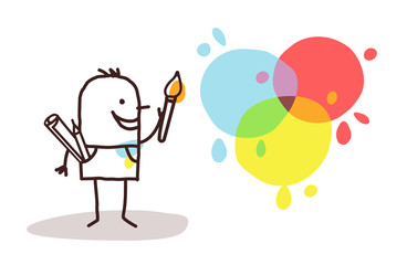 artist painter and colors