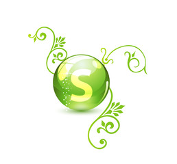 Green alternative medication concept