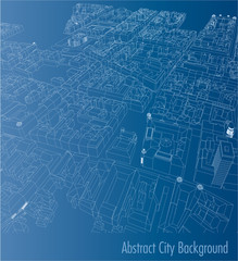 abstract city back