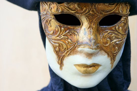 Maske Venezianischer Carneval Italien Venedig