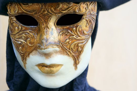 Maske Venezianischer Carneval Italien Venedig