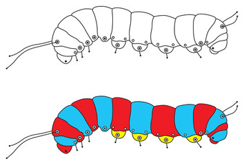 Caterpillar illustration