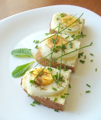 sandwiches with egg