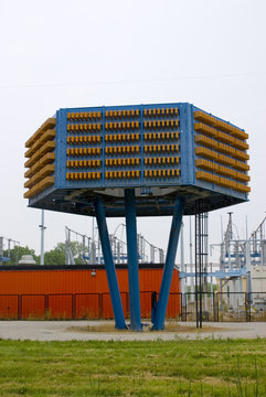 Electricity substation at Fermilab