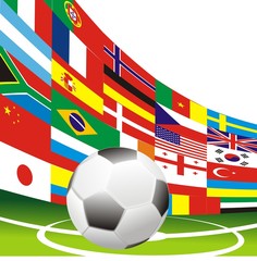 soccer football flags
