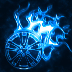 burning wheel