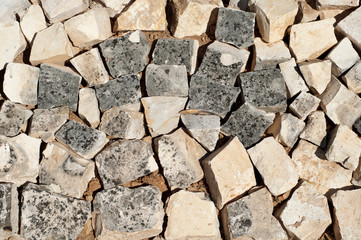 Stones barricade