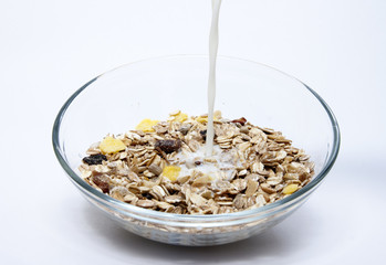 cereal meal with milk