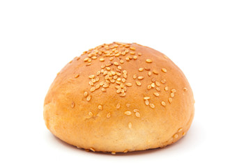 bun with sesame seeds