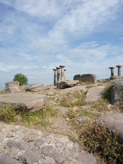 Fototapeta na wymiar Assos starożytne miasto w Turcji