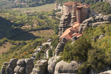 Greece, Meteora. Holy Monastery of Rousanou
