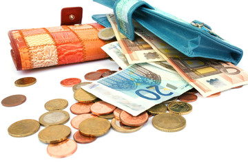 Money in wallets