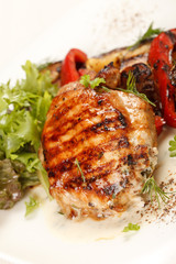Chicken Steak with vegetables