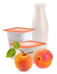 yogurt and apricot