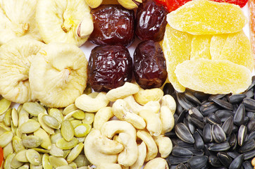 dried fruits and nuts