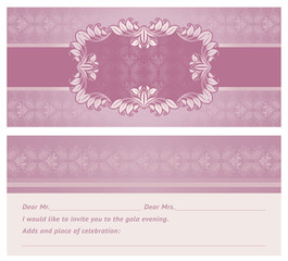 Feast-invitation, background, template