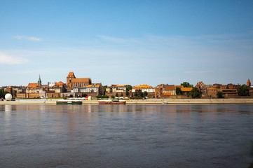 Obraz premium Panorama of Torun, Poland
