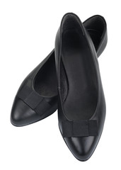 Black women's shoes, isolated