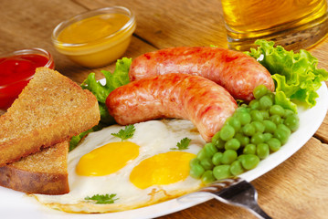 Fried eggs