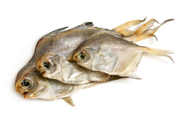 Dried piranhas