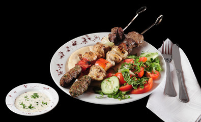 Mixed kebab.