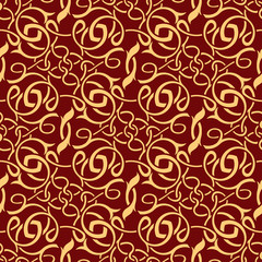 Red seamless wallpaper pattern