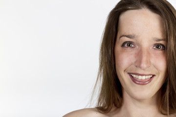 Naklejka premium Lachen mit etwas Zunge