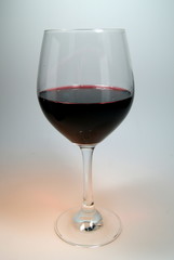 rotwein glas