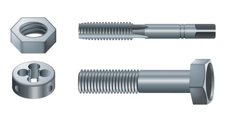 Screws & Nuts vector