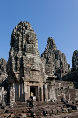 The angkor thom temple