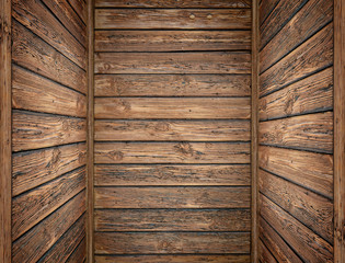old wooden deep interior