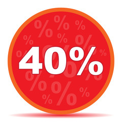 40 PERCENT ICON