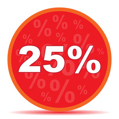 25 PERCENT ICON