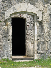 entrance to a military fortification