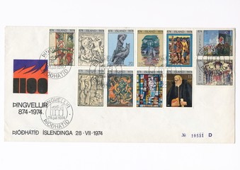stamps from Iceland