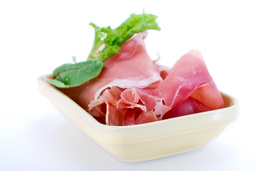 jambon serano salade