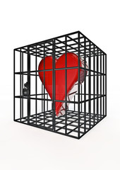 Caged heart