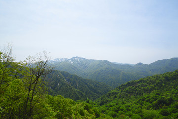 白神山地の津軽峠