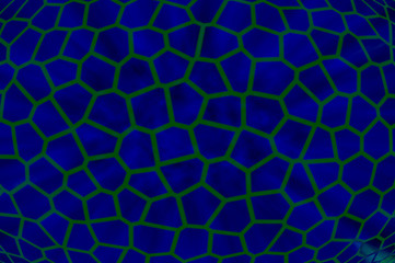 Obraz premium Dark Green on Dark Blue Background