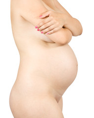 Belly of   pregnant woman