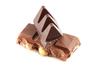 Chocolate pieces