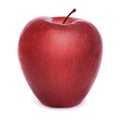 Red apple isolated on white