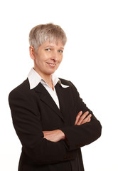 selbstsichere Geschäftsfrau