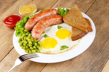 Fried eggs