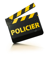 Naklejka premium CLAP-POLICE